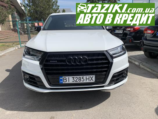 Audi Q7, 2016г. 3л. бензин Кременчуг в кредит