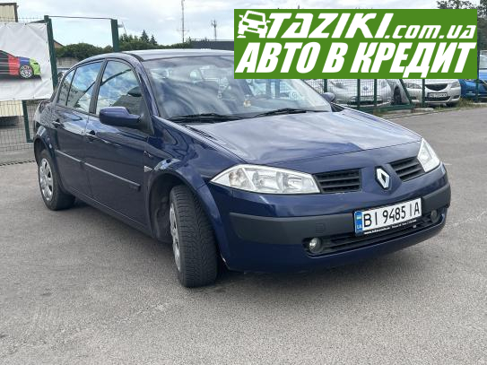 Renault Megane, 2005г. 1.6л. бензин Полтава в кредит