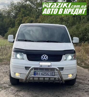 Volkswagen Transporter, 2007г. 2.5л. дт Полтава в кредит