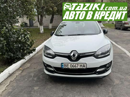 Renault Megane, 2015г. 1.6л. дт Николаев в кредит