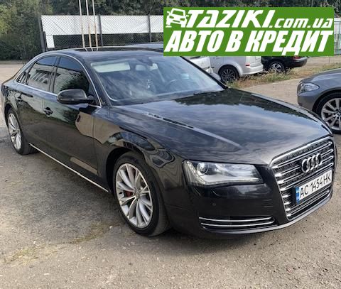 Audi A8, 2012г. 4.2л. бензин Луцк в кредит