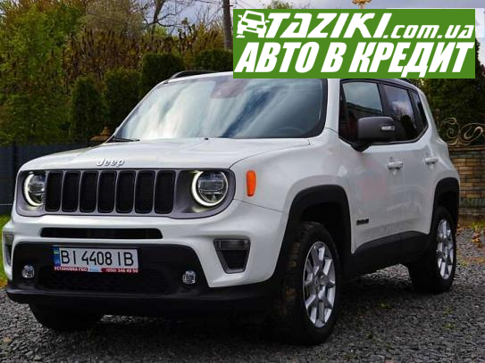 Jeep Renegade, 2021г. 1.3л. бензин Хмельницкий в кредит