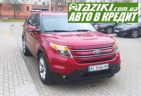 Ford Explorer, 2014г. 3.5л. бензин Луцк в кредит