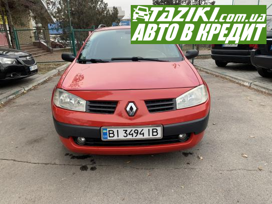 Renault Megane, 2005г. 1.4л. бензин Кременчуг в кредит